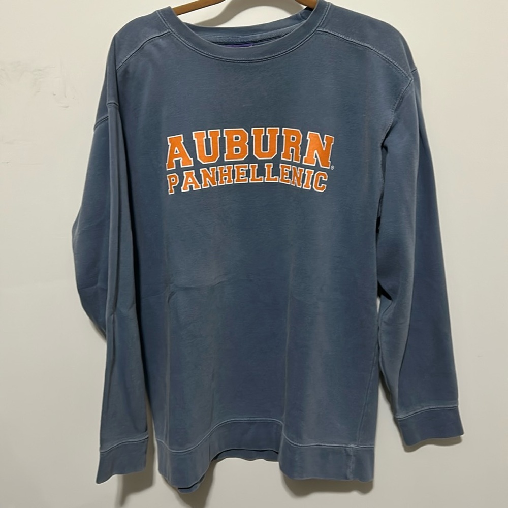 Comfort Colors Blue Auburn Panhellenic Sweatshirt